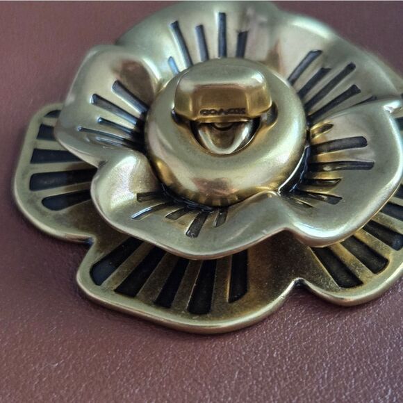 Coach Parker In Colorblock Woven Straw/Leather - Picture 3 of 16